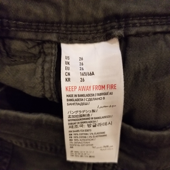 American Eagle Flat Front Men's Gray Shorts - Picture 5 of 5